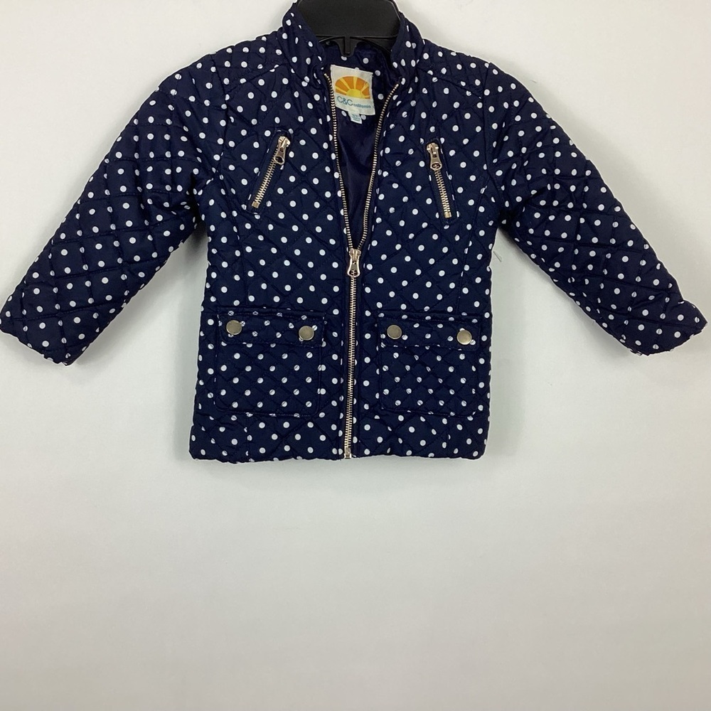 C&C California Polka Dot Jacket Size 3T